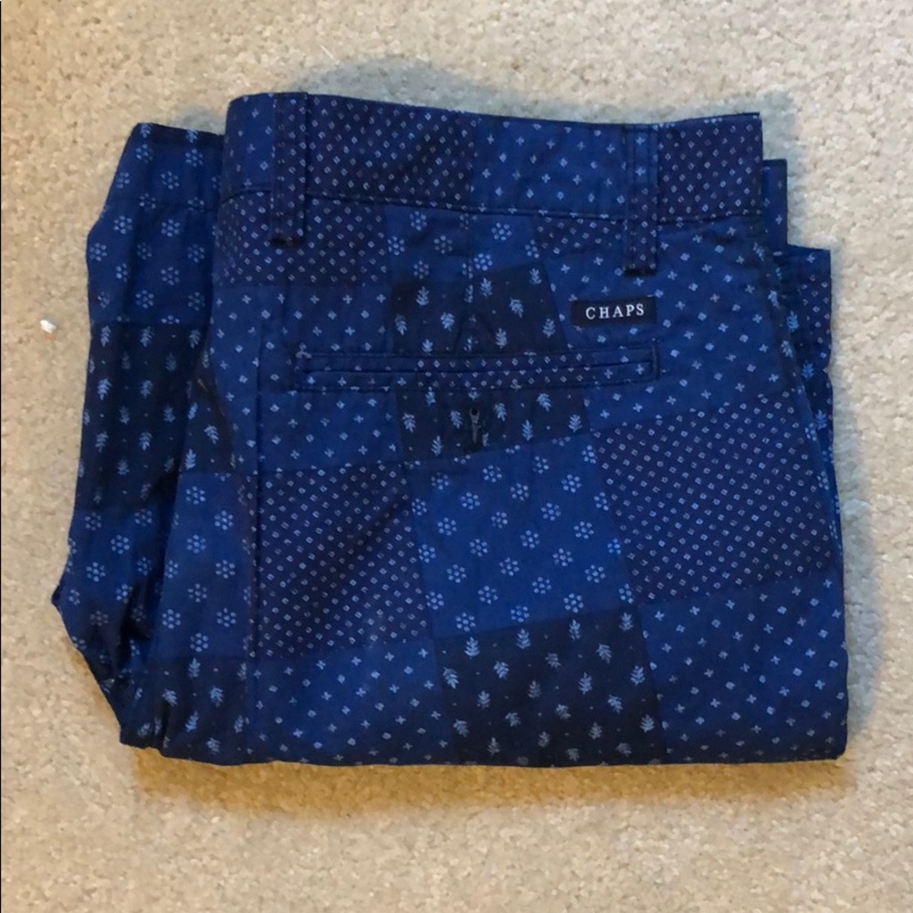 Blue men’s chaps shorts